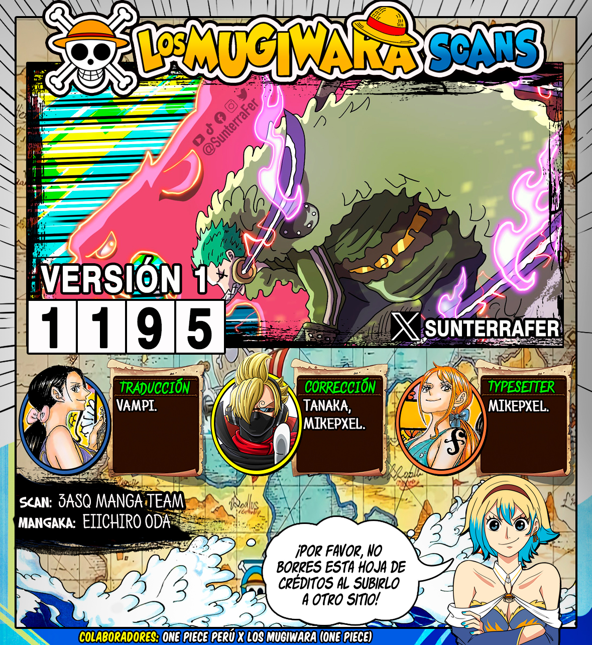 Página 1 de One Piece capítulo 1195.00